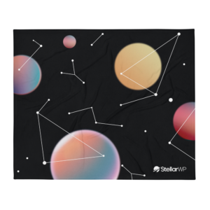 Stellar throw blanket