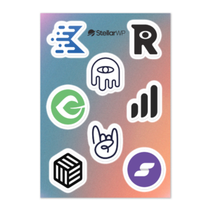 StellarWP brands sticker set